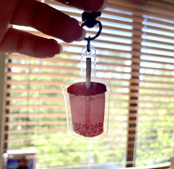 Heart Boba Keychain - Image 2