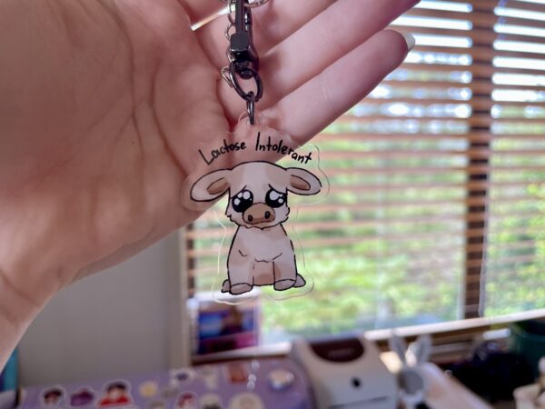 Intolerant cow Keychain - Image 2